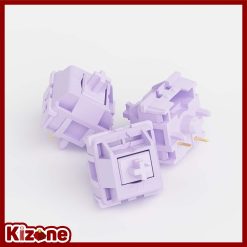 Switch bàn phím cơ KTT Macaron Purple (5 pin / 45 switch - Linear)
