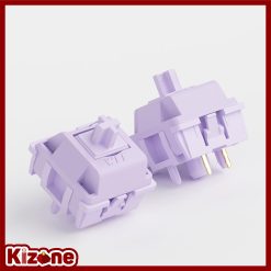 Switch bàn phím cơ KTT Macaron Purple (5 pin / 45 switch - Linear)