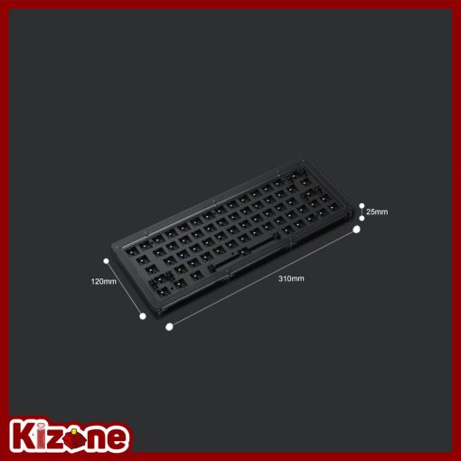 Kích thước Kit bàn phím cơ AKKO ACR64 Black