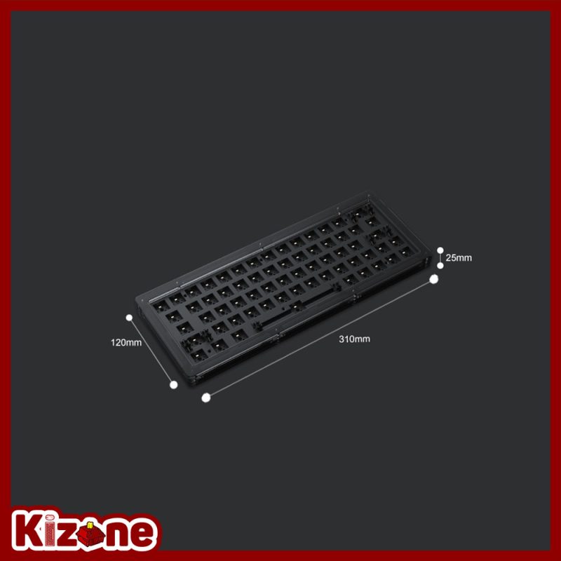 Kích thước Kit bàn phím cơ AKKO ACR64 Black