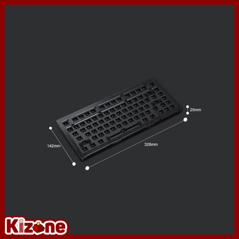 Kích thước Kit bàn phím cơ AKKO ACR75 Black