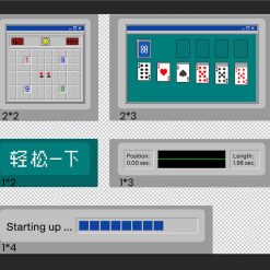 Blocker tặng kèm của set keycap 80Retros Win 1998