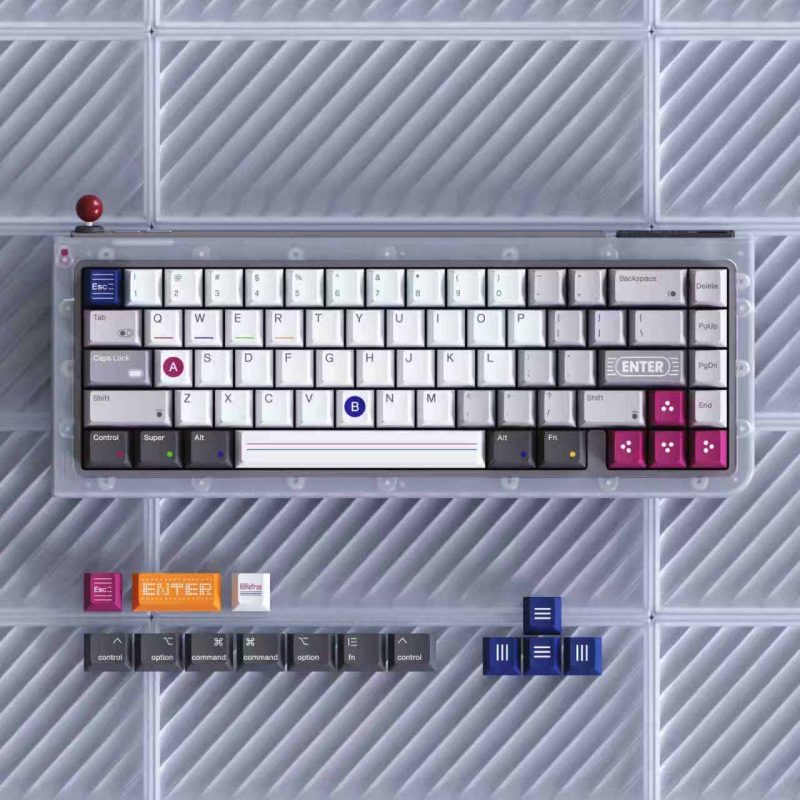 80Retros GB65 PC và keycap tặng kèm