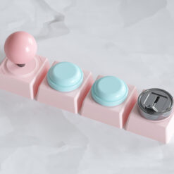 80Retros Game 1989 Pink Candy - Pink arcade keycap set