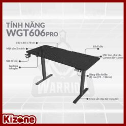 Tính năng của bàn nâng hạ WARRIOR WGT606