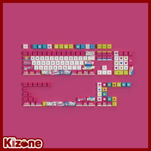 Bilibili World Keycap set - Pink