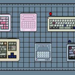 Bàn di chuột 80Retros Deskmat - Cool Gray