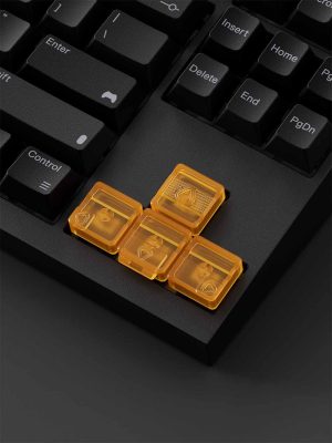 80Retros Vector - PEI keycap khi lắp lên phím