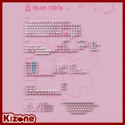80Retros Blush 1990s - set keycap đặc trưng với màu hồng
